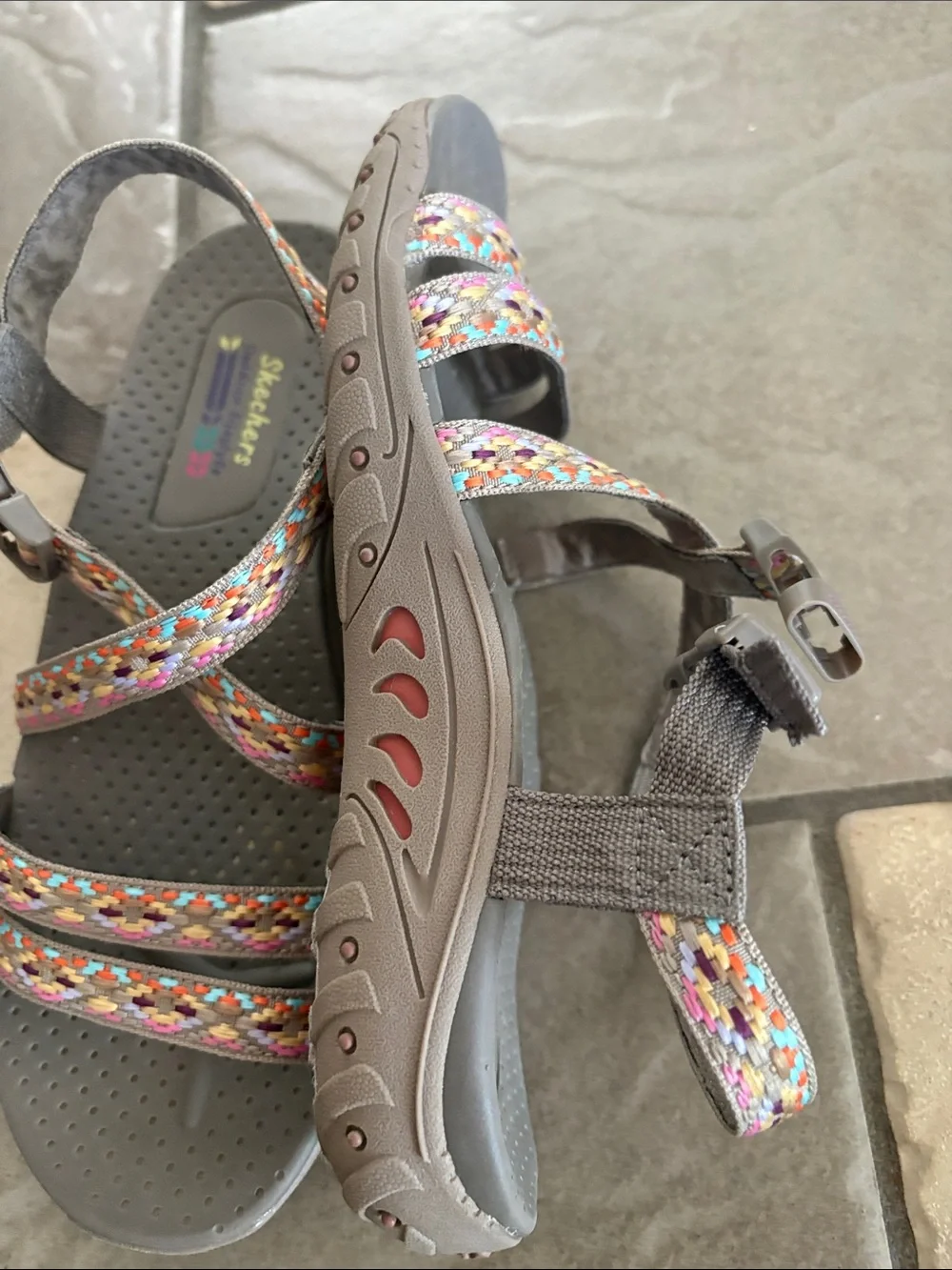 Skechers outdoor lifestyle, sandals women’s 8